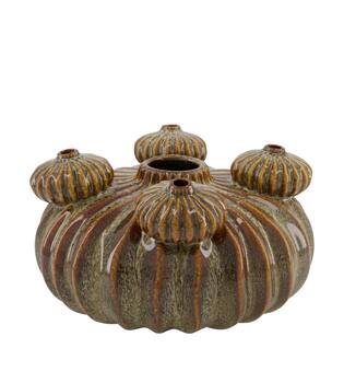 Vase ceramic 25x25x13cm - Brown