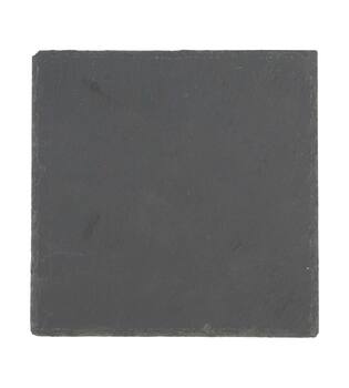 Plate square slate 14x14x0.5cm - Black