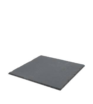 Plate square slate 27x27x0.5cm - Black