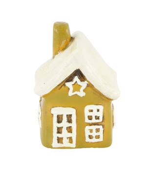 House ceramic 7.2x6x10cm - Green