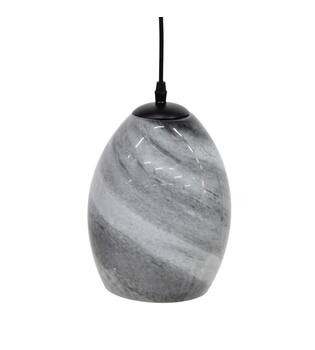 Ceiling light oval glass 17x17x134.5cm