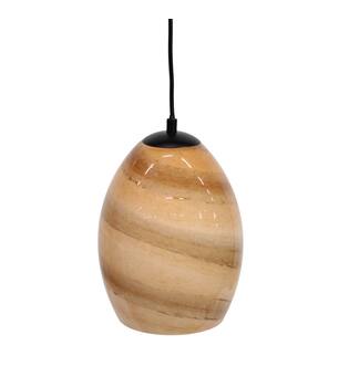 Ceiling light oval glass 17x17x135cm