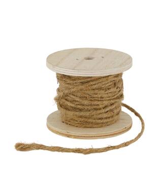 Rope 50gr fabric on spool 8x8x6.5cm - Natural