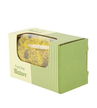Moss reindeer 50gr nature 14x8x10cm - Yellow