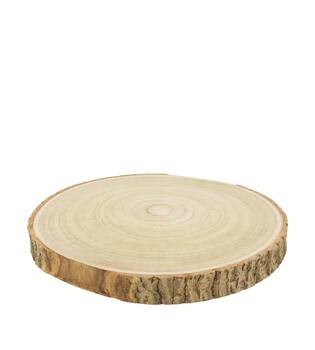 Slice round paulownia wood 30x30x3cm