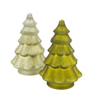 Tree glass 11.5x11.5x17.5cm  - Green