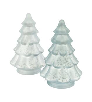 Tree glass 11.5x11.5x17.5cm  - Blue