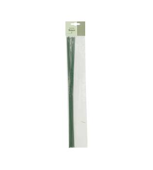 Wire metal 0.09x0.09x35cm 20pc - Green