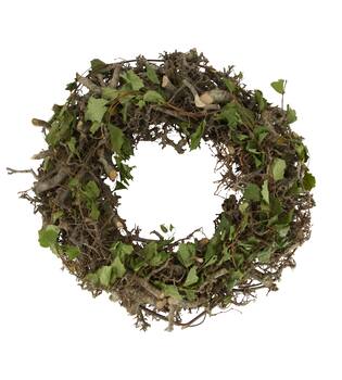 Wreath bonsai nature 45x12x45cm - Natural