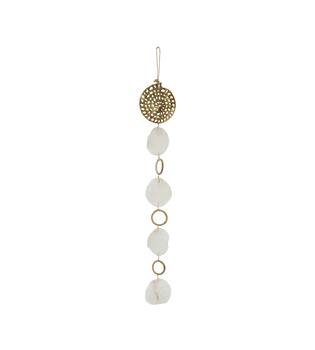 Garland rattan and capiz 12x2x70cm