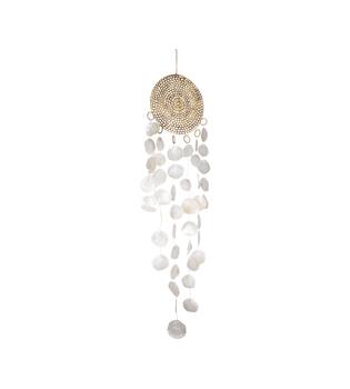 Hanger rattan and capiz 36x5x150cm