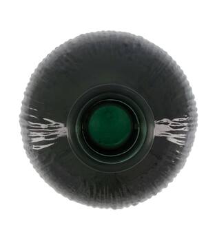 Bottle round recycled glass 25x25x40cm - Green