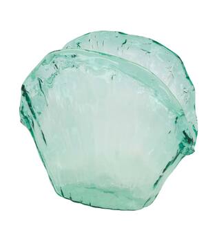 Vase recycled glass 27.5x12.5x24.5cm - Transparent