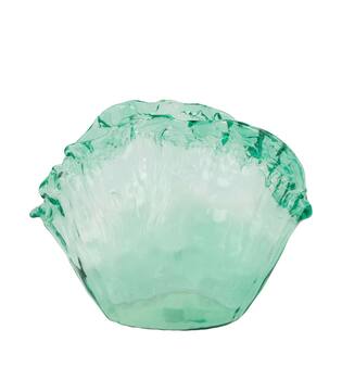 Vase recycled glass 37x18x30cm