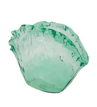 Vase recycled glass 37x18x30cm - Transparent