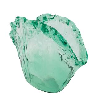 Vase recycled glass 37x18x30cm - Transparent