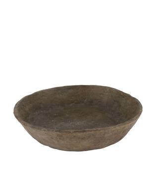Plate round paper mache 38x38x8cm