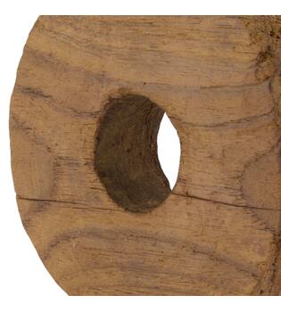 Statue reclaimed wood 18x3.5x29cm - Brown
