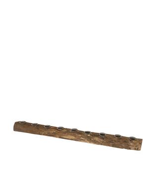 Dinnercandle holder reclaimed wood vintage 58x4x3cm