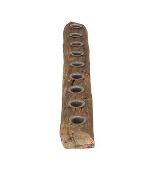 Dinnercandle holder reclaimed wood vintage 58x4x3cm