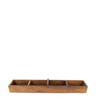 Tray reclaimed wood 76x14x9.5cm