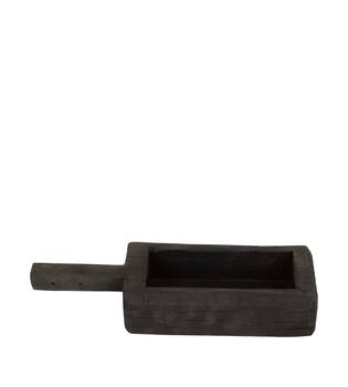 Tray reclaimed wood vintage 28x10x5cm - Brown