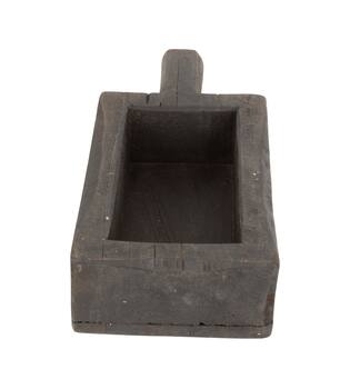 Tray reclaimed wood vintage 32x14x7cm