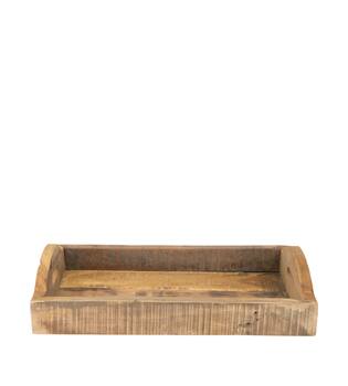 Tray reclaimed wood vintage 47x31x6cm S2 - Natural