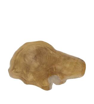 Tray organic teak wood 38x22x2.5cm