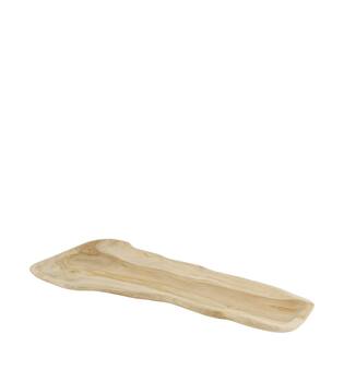 Tray organic teak wood 58x28x2.5cm