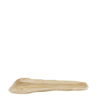Tray organic teak wood 58x28x2.5cm