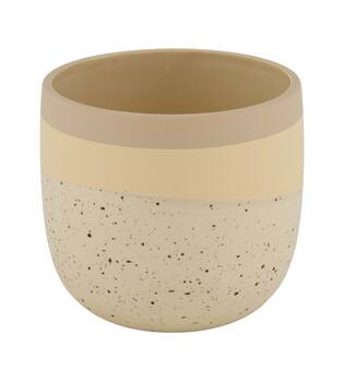 Planter round ceramic 13.2x13.2x12cm