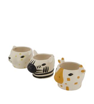 Planter animal in display ceramic 10x10x7.5cm A/3
