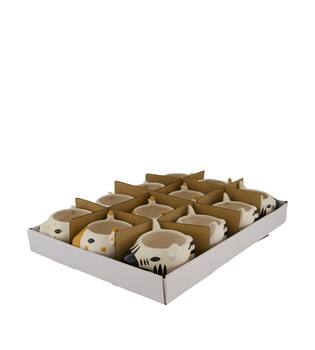Planter animal in display ceramic 10x10x7.5cm A/3
