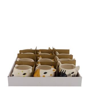 Planter animal in display ceramic 10x10x7.5cm A/3