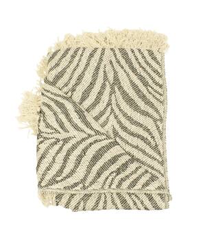Plaid animal print cotton 150x125x2cm