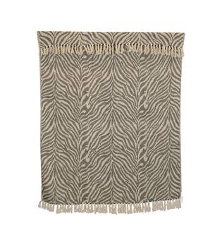 Plaid animal print cotton 150x125x2cm