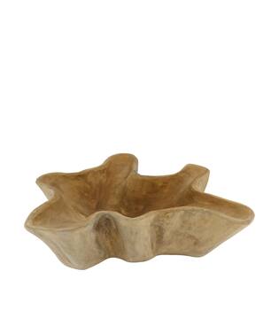 Bowl teak wood 60x58x15cm - Natural