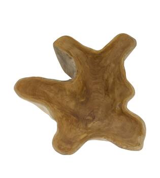 Bowl teak wood 60x58x15cm