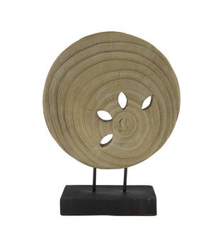 Statue paulownia wood 28x9x38cm - Natural