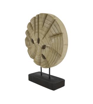 Statue paulownia wood 28x9x38cm - Natural