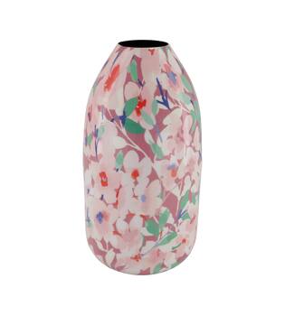 Bottle flowers metal 15.5x15.5x30.5cm - Multi