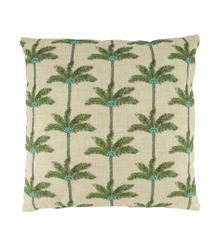 Cushion palm tree cotton 45x45x8cm