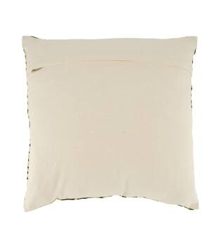 Cushion leaf print cotton 45x45x8cm