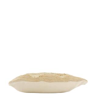 Cushion jute 45x45x8cm - Natural