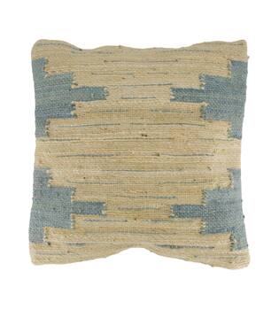 Cushion jute 45x45x8cm - Natural