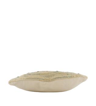 Cushion jute 45x45x8cm - Natural