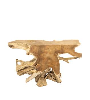 Side table teak wood 120x32x80cm