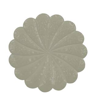 Tray round metal 28x28x2cm