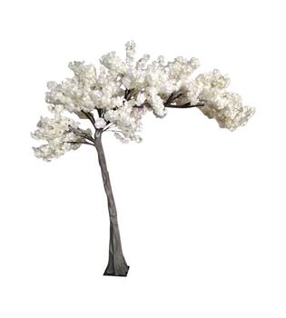 Tree cherry blossom artificial 270x160x320cm KD - White